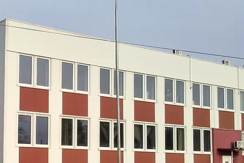 Modern two-storey industrial building